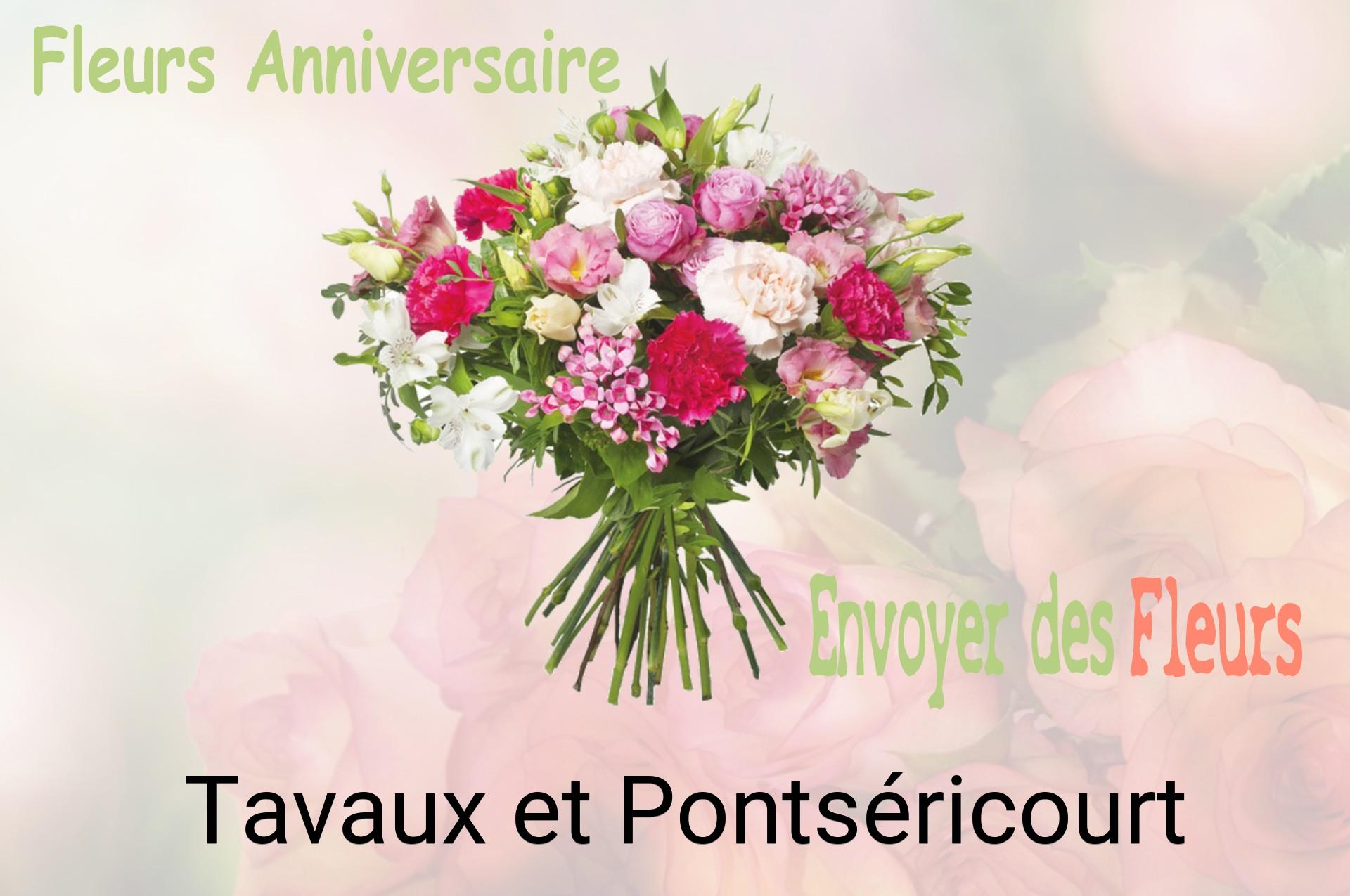Bouquet de fleurs d’anniversaire livré à Tavaux-et-Pontséricourt